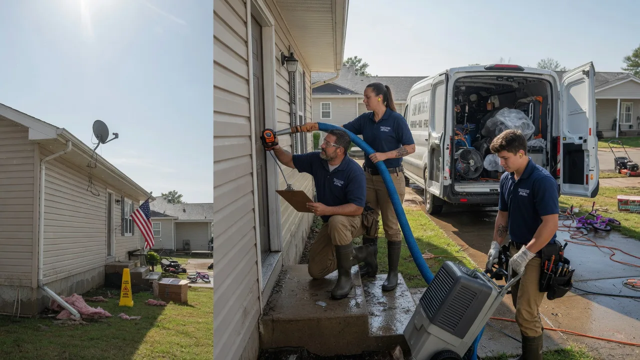 Ceiling Water Damage Restoration in Fulton, OH near me